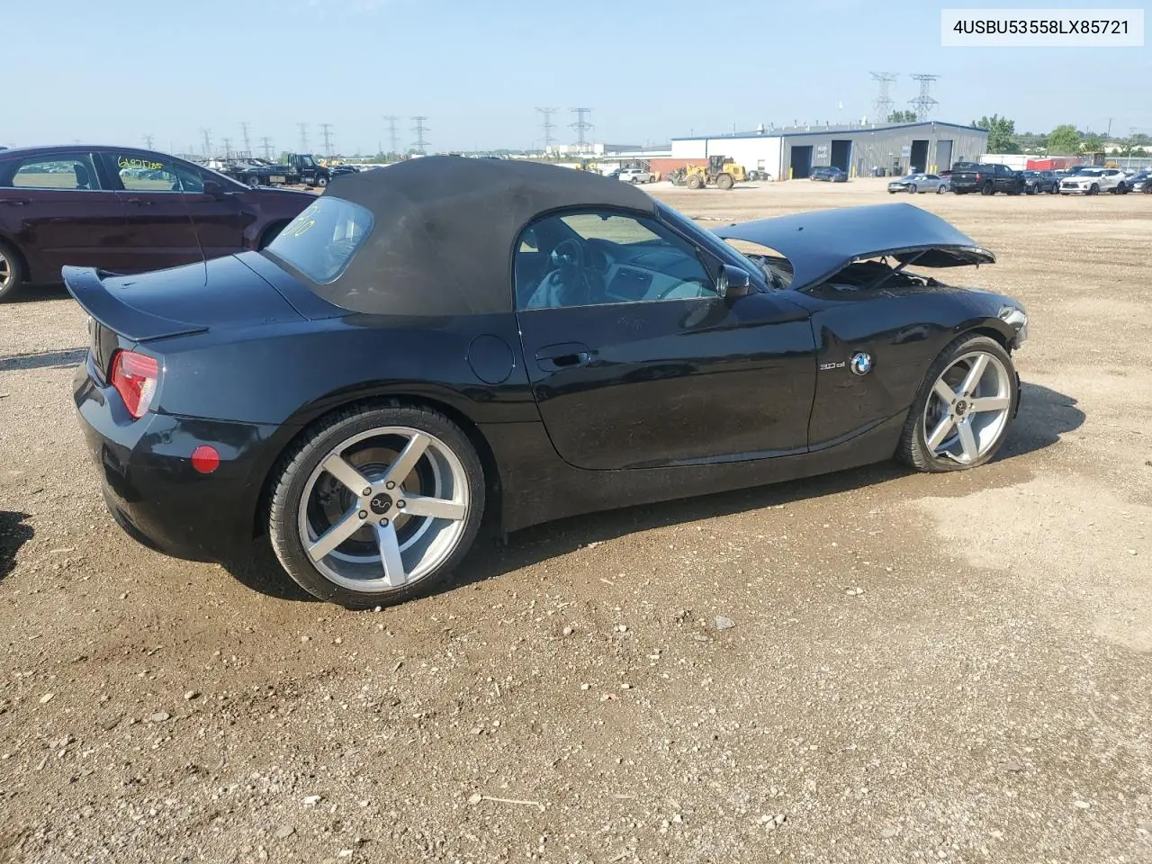 2008 BMW Z4 3.0Si VIN: 4USBU53558LX85721 Lot: 61735715