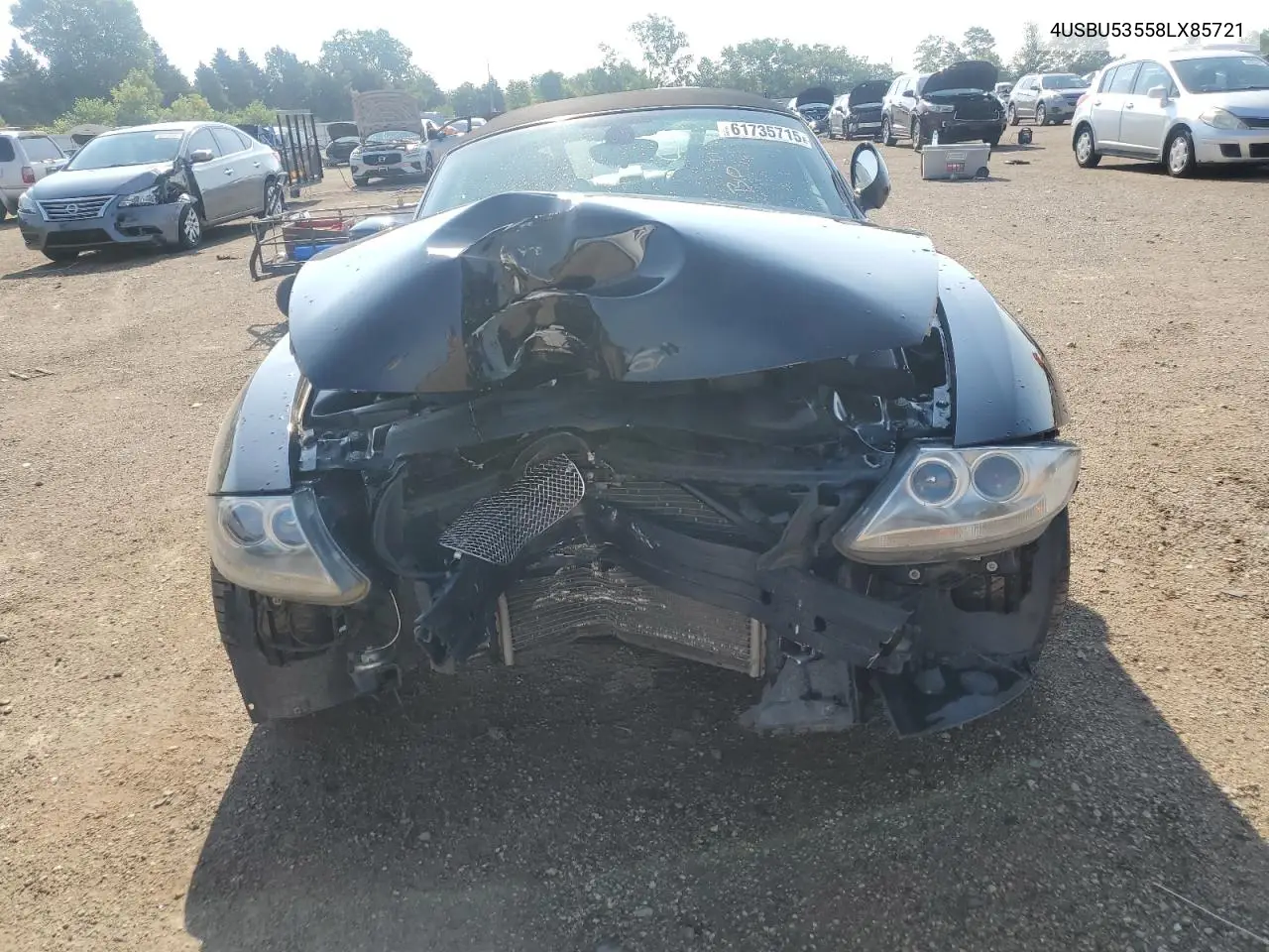 2008 BMW Z4 3.0Si VIN: 4USBU53558LX85721 Lot: 61735715