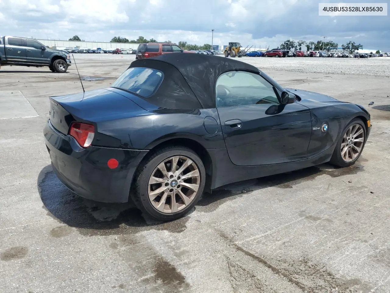 2008 BMW Z4 3.0Si VIN: 4USBU53528LX85630 Lot: 61742225