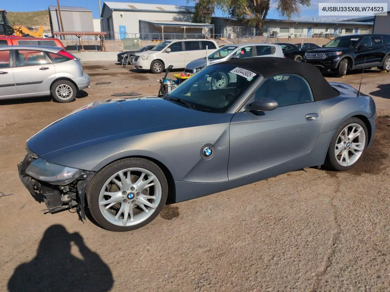 2008 BMW Z4 3.0 VIN: 4USBU335X8LW74523 Lot: 63044905