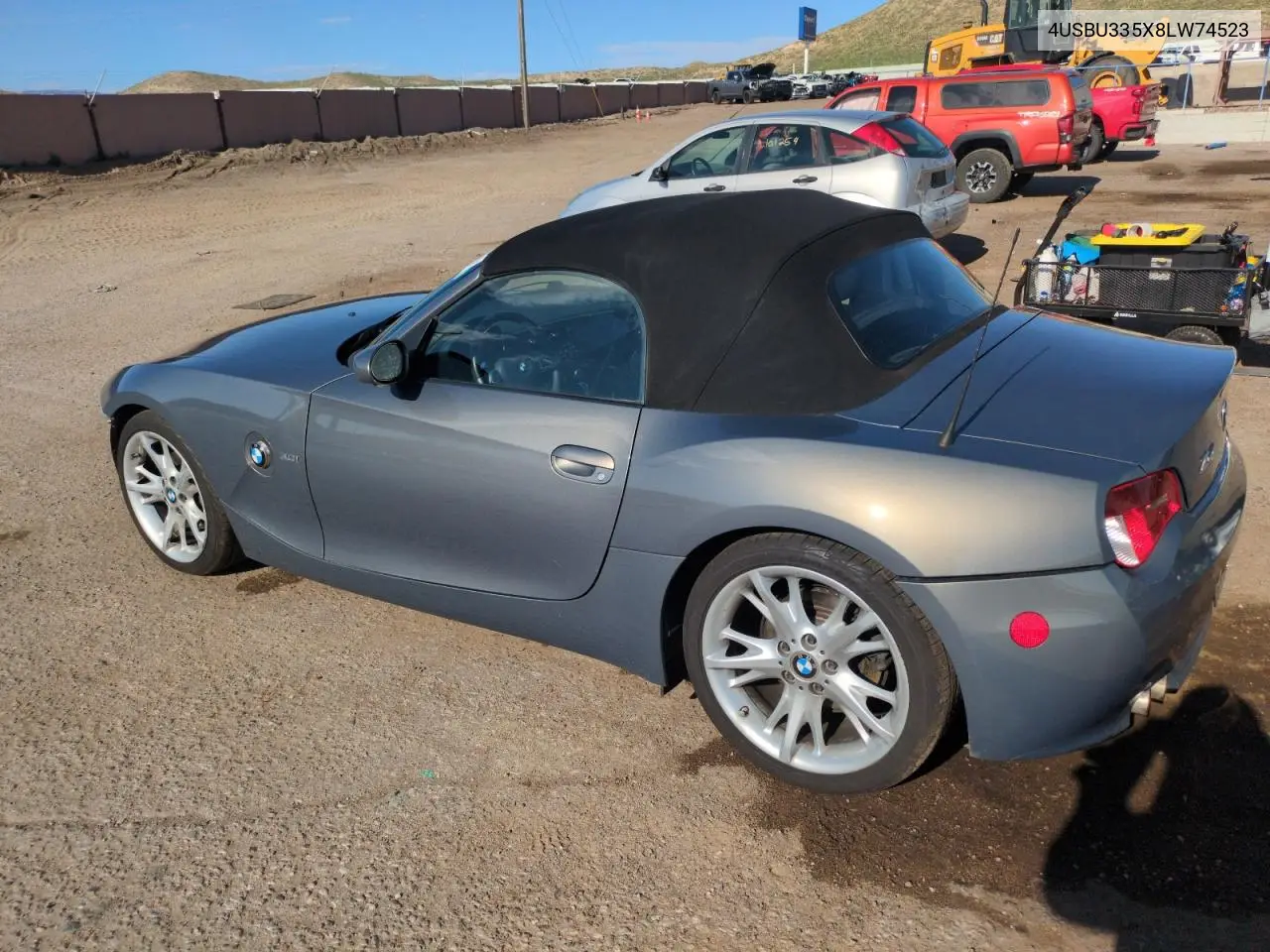 2008 BMW Z4 3.0 VIN: 4USBU335X8LW74523 Lot: 63044905