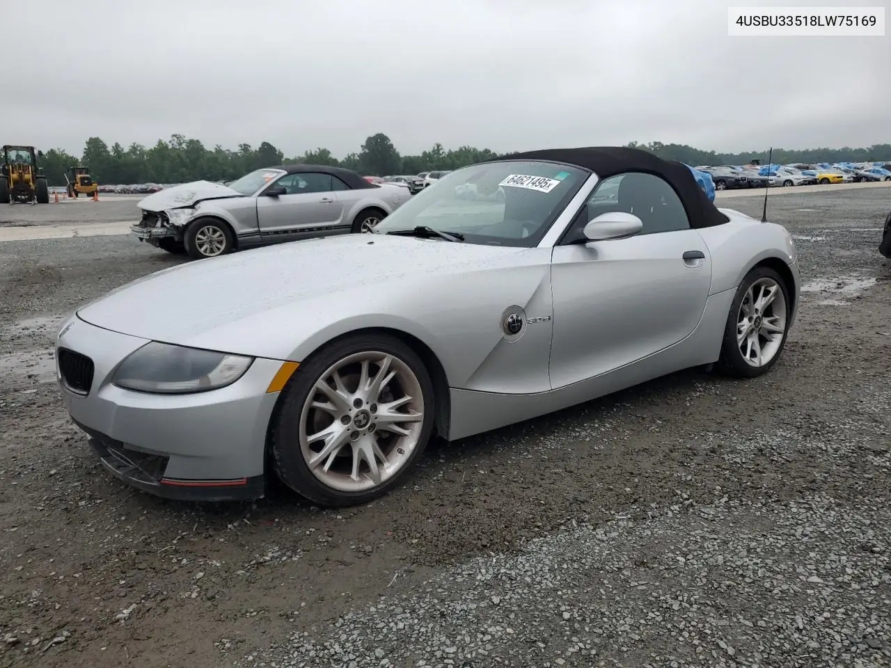 2008 BMW Z4 3.0 VIN: 4USBU33518LW75169 Lot: 64621495