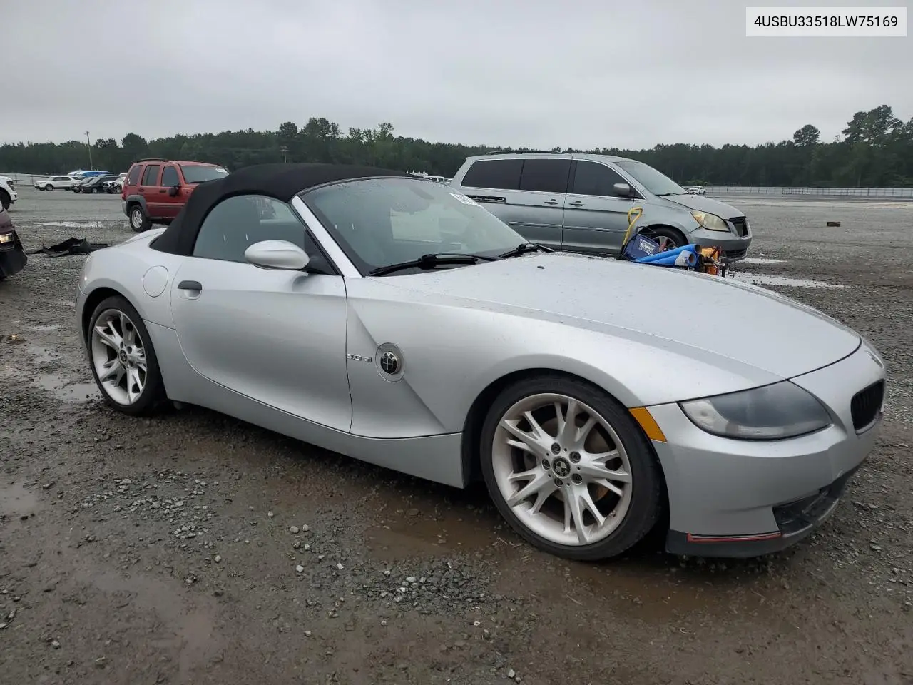 2008 BMW Z4 3.0 VIN: 4USBU33518LW75169 Lot: 64621495