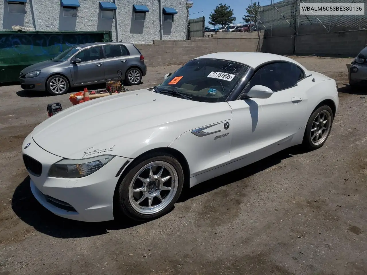 2011 BMW Z4 Sdrive30I VIN: WBALM5C53BE380136 Lot: 51761605