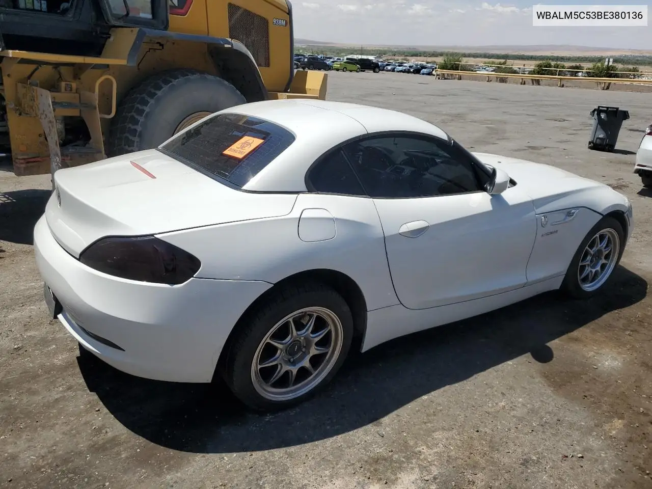2011 BMW Z4 Sdrive30I VIN: WBALM5C53BE380136 Lot: 51761605