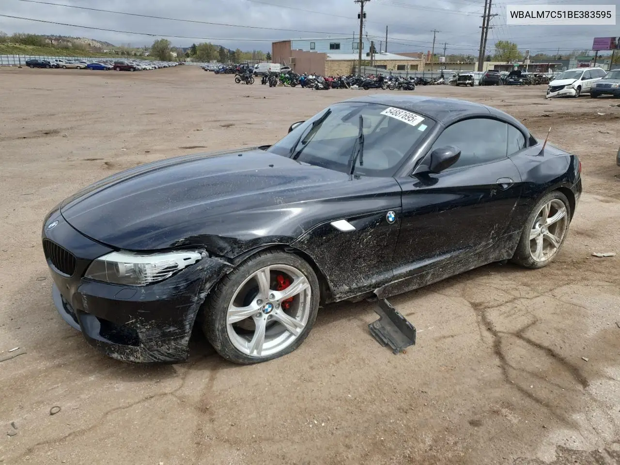 2011 BMW Z4 Sdrive35I VIN: WBALM7C51BE383595 Lot: 54887695