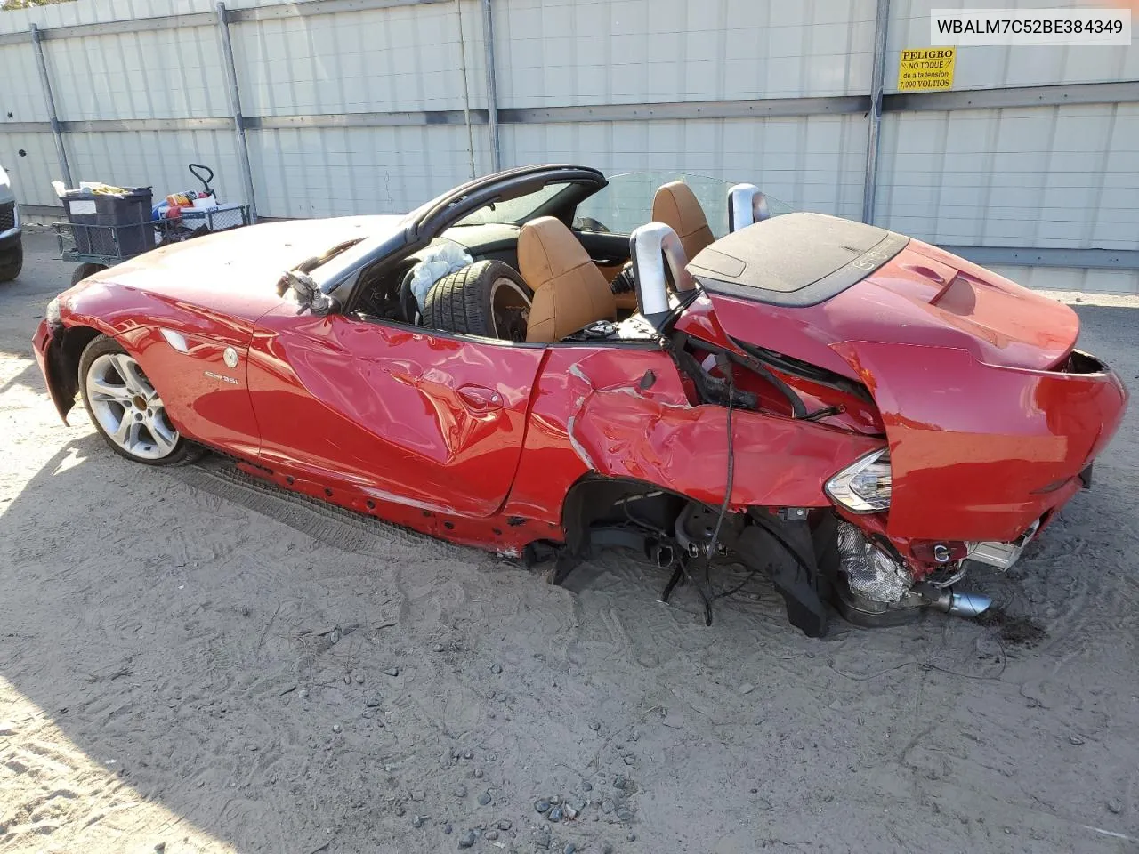 2011 BMW Z4 Sdrive35I VIN: WBALM7C52BE384349 Lot: 84930894