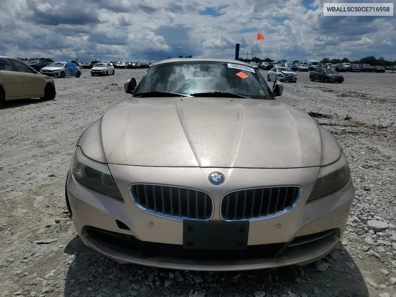 2012 BMW Z4 Sdrive28I VIN: WBALL5C50CE716958 Lot: 56932865