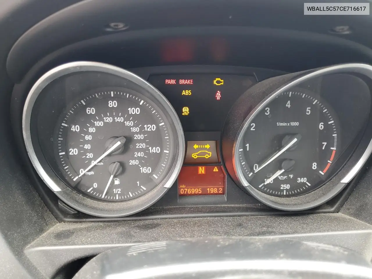 2012 BMW Z4 Sdrive28I VIN: WBALL5C57CE716617 Lot: 61099305