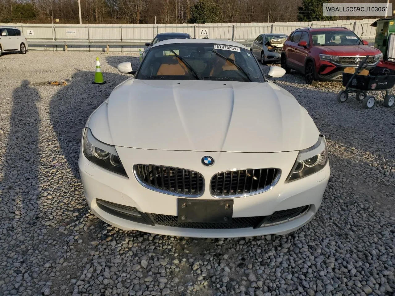 2012 BMW Z4 Sdrive28I VIN: WBALL5C59CJ103051 Lot: 87015834