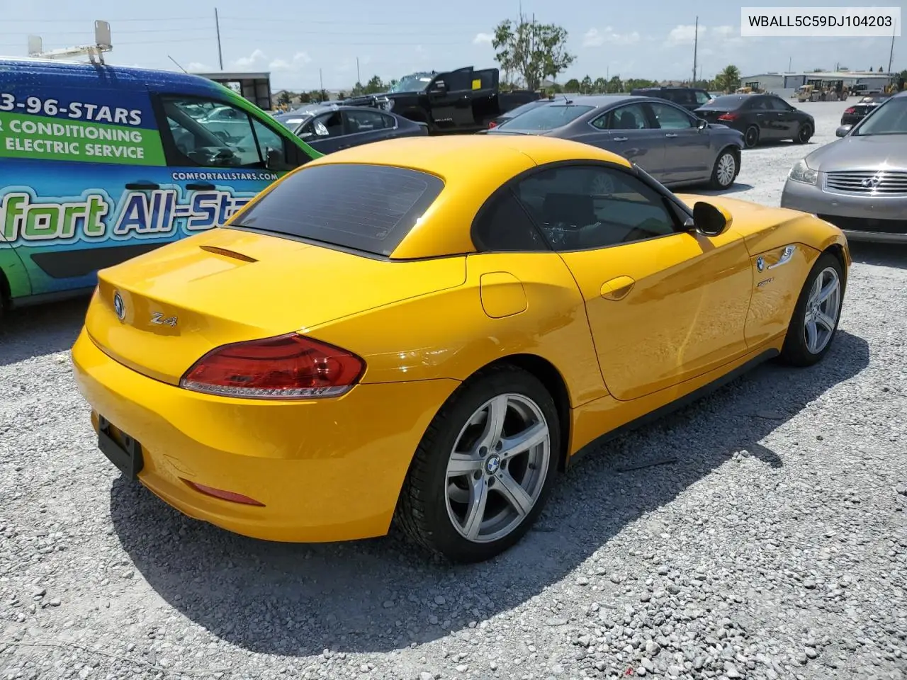 2013 BMW Z4 Sdrive28I VIN: WBALL5C59DJ104203 Lot: 59781425