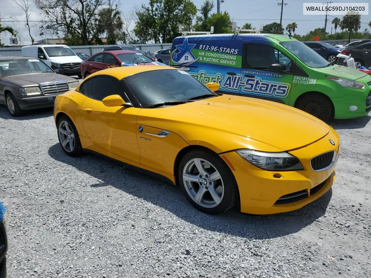 2013 BMW Z4 Sdrive28I VIN: WBALL5C59DJ104203 Lot: 59781425