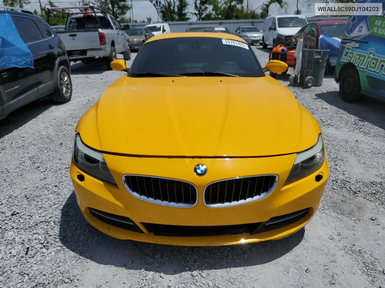 2013 BMW Z4 Sdrive28I VIN: WBALL5C59DJ104203 Lot: 59781425