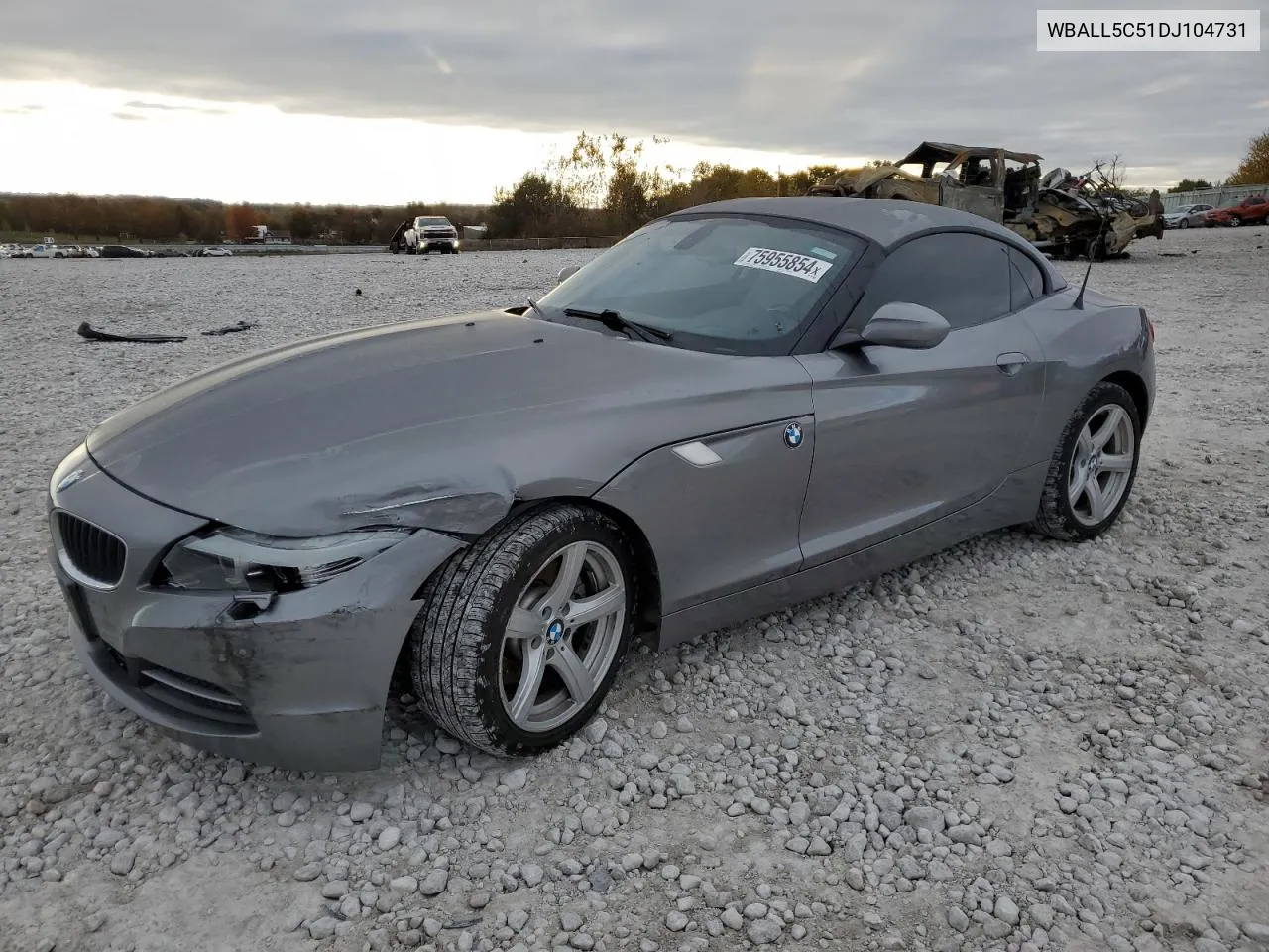 2013 BMW Z4 Sdrive28I VIN: WBALL5C51DJ104731 Lot: 75955854