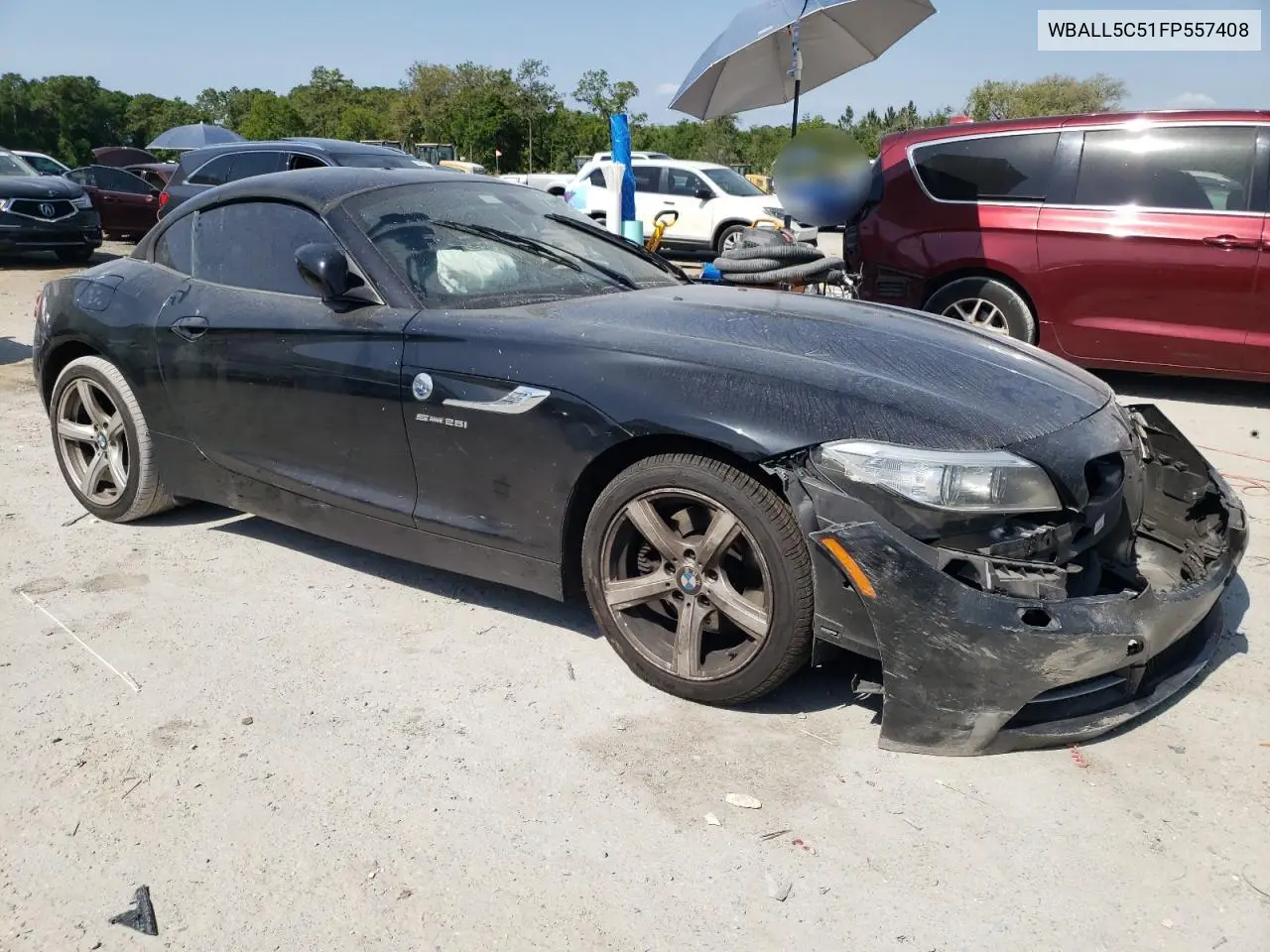 2015 BMW Z4 Sdrive28I VIN: WBALL5C51FP557408 Lot: 55568525