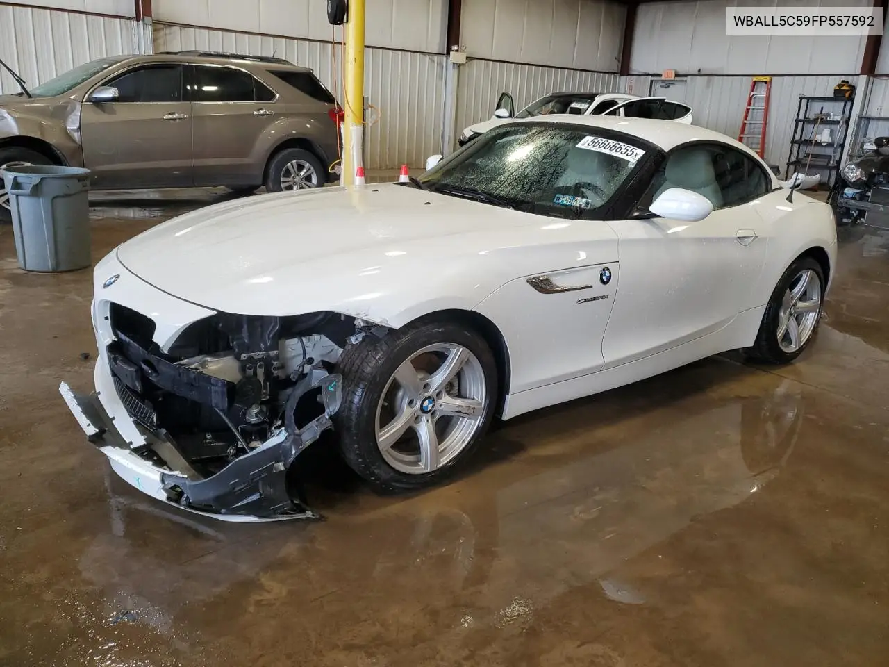 2015 BMW Z4 Sdrive28I VIN: WBALL5C59FP557592 Lot: 56666655