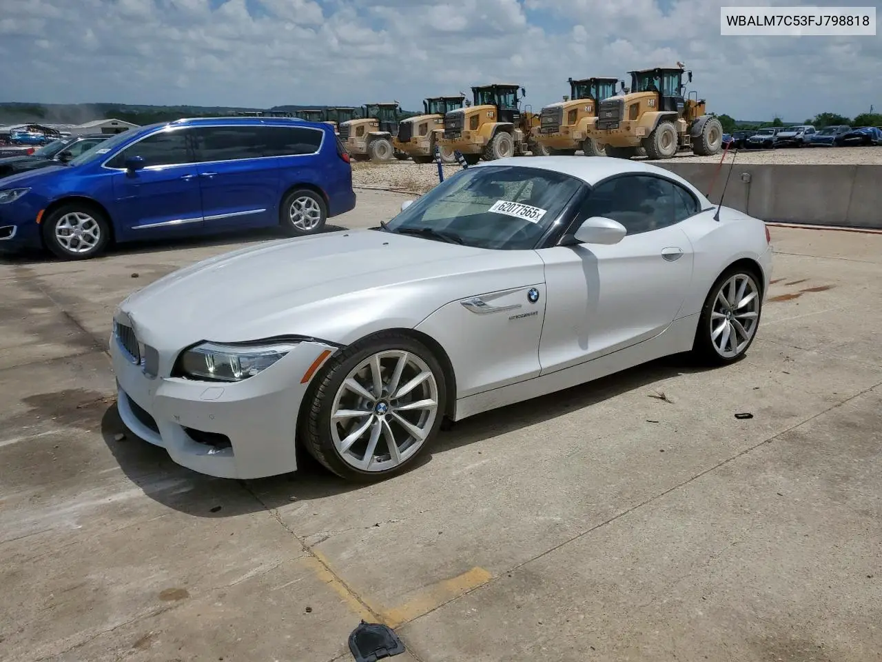 2015 BMW Z4 Sdrive35I VIN: WBALM7C53FJ798818 Lot: 62077565