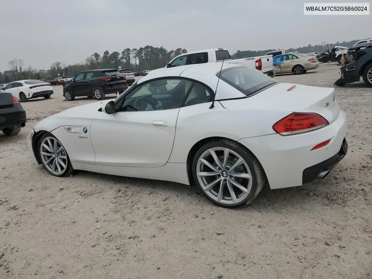 2016 BMW Z4 Sdrive35I VIN: WBALM7C52G5B60024 Lot: 49235955