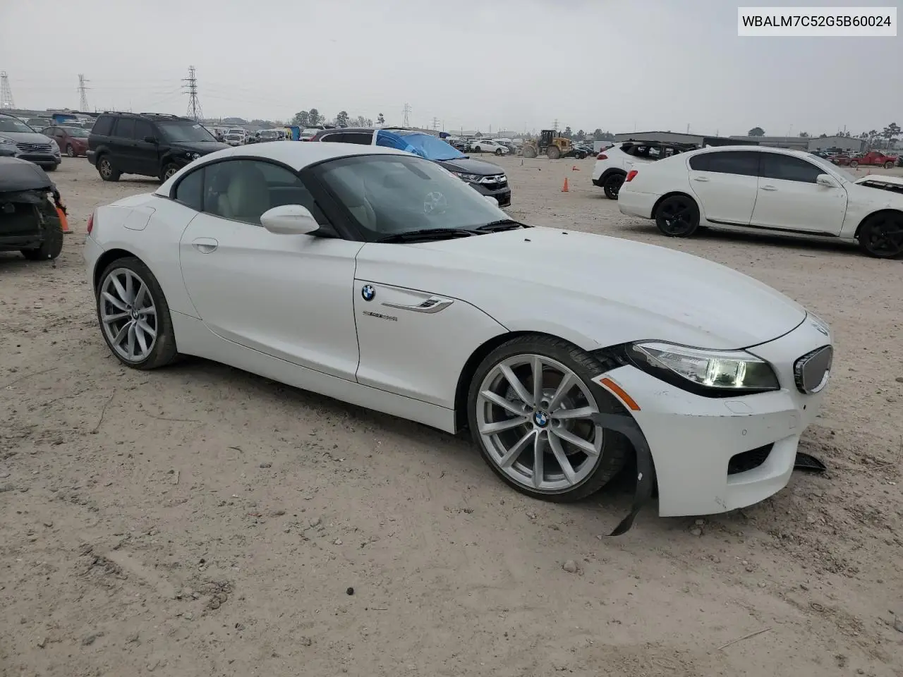 2016 BMW Z4 Sdrive35I VIN: WBALM7C52G5B60024 Lot: 49235955