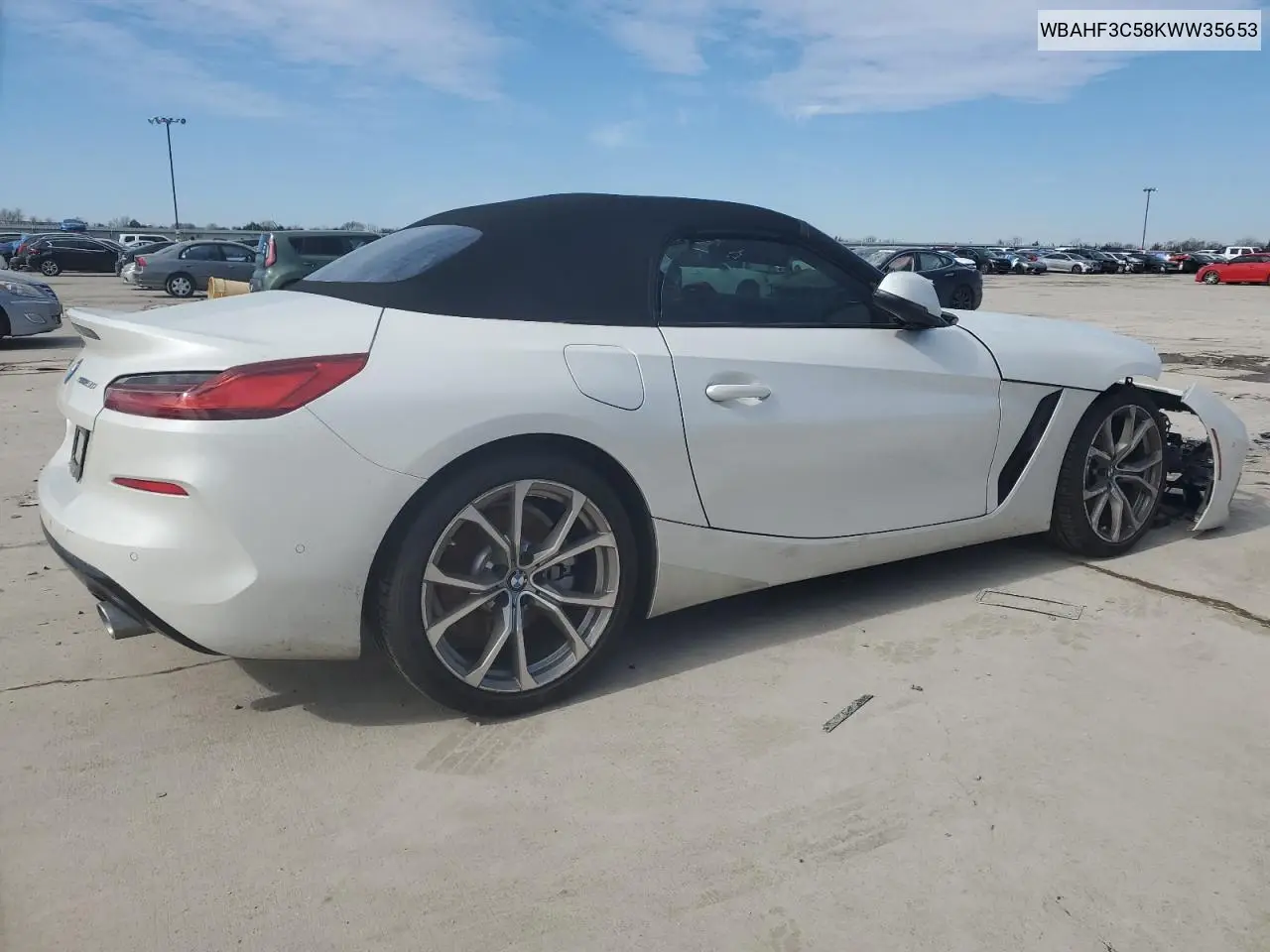 2019 BMW Z4 Sdrive30I VIN: WBAHF3C58KWW35653 Lot: 45536365