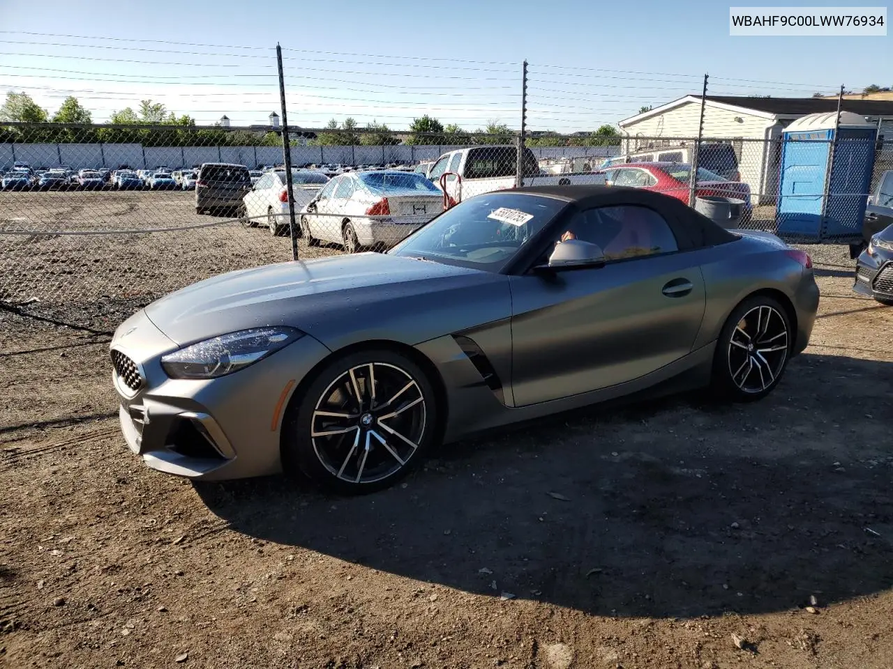2020 BMW Z4 M40I VIN: WBAHF9C00LWW76934 Lot: 55810755