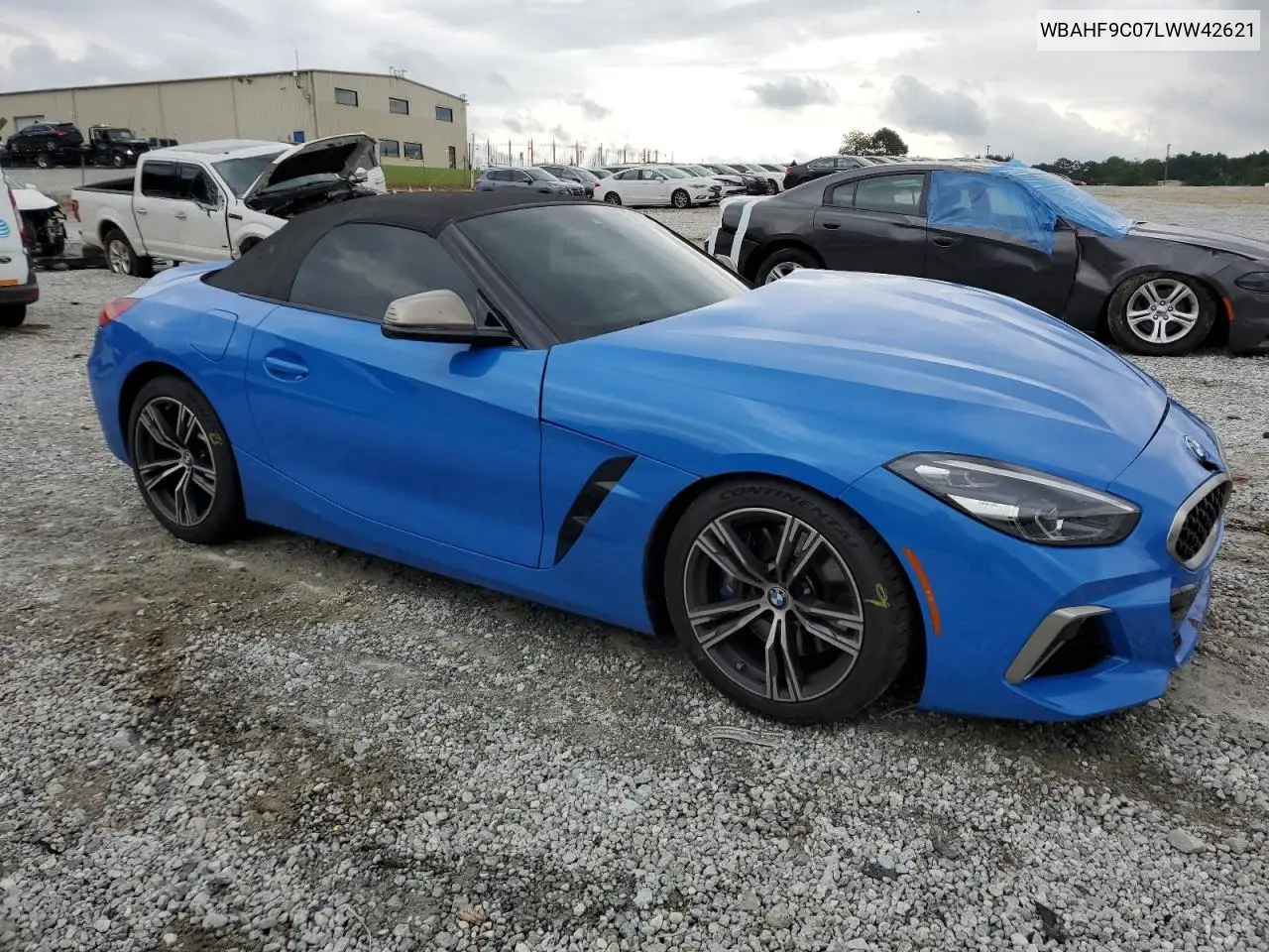 2020 BMW Z4 M40I VIN: WBAHF9C07LWW42621 Lot: 55942195