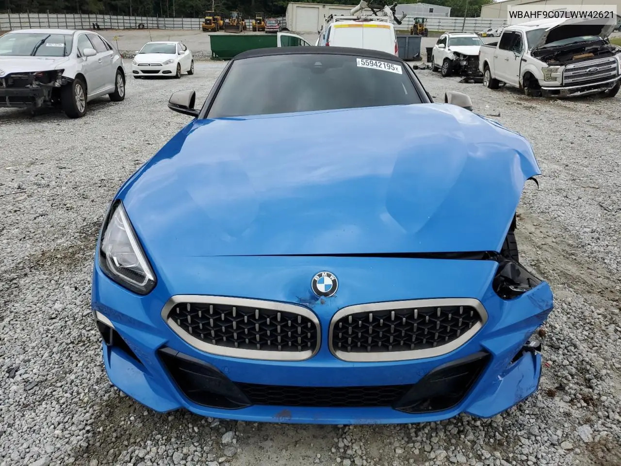 2020 BMW Z4 M40I VIN: WBAHF9C07LWW42621 Lot: 55942195