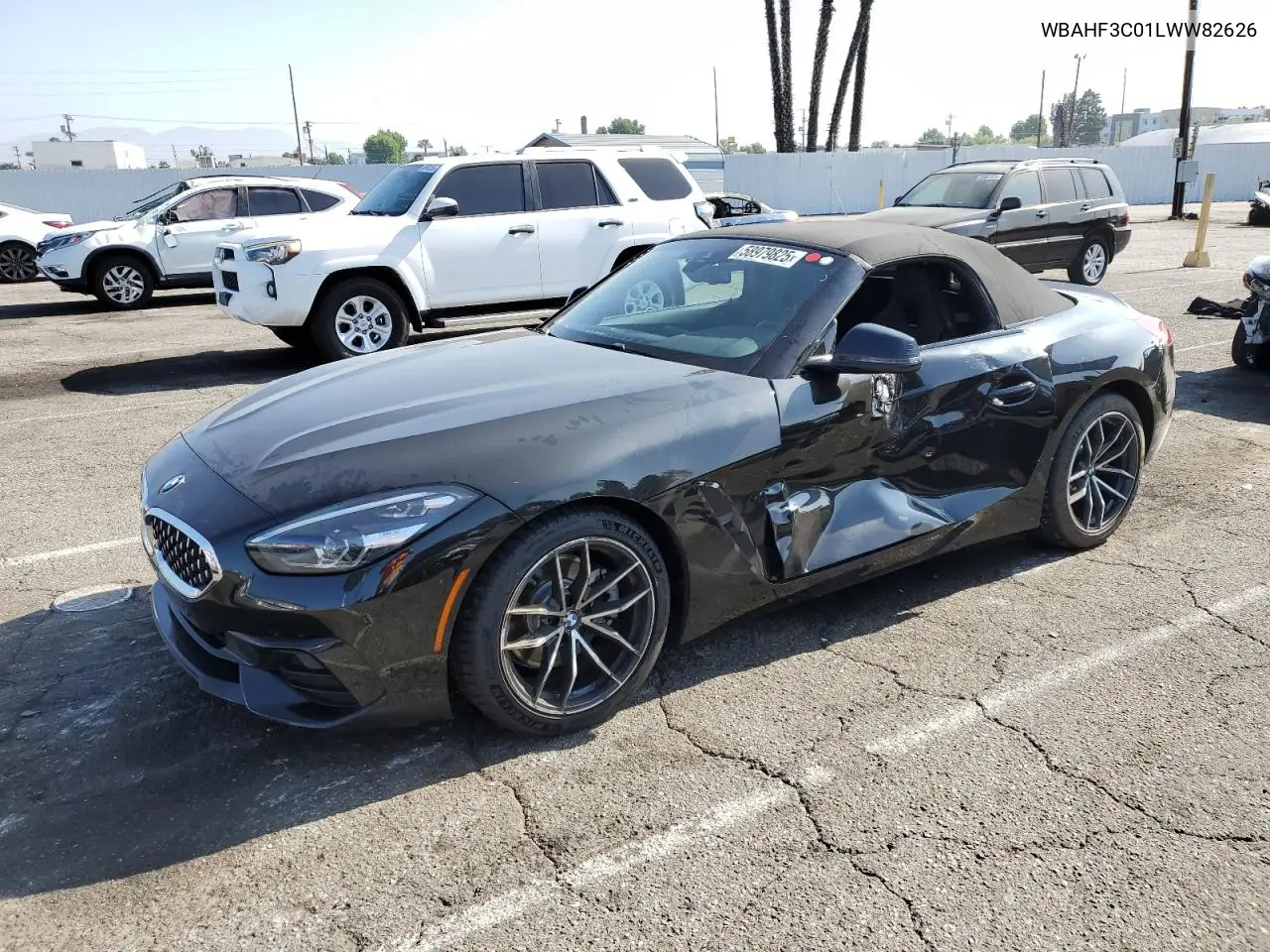 2020 BMW Z4 Sdrive30I VIN: WBAHF3C01LWW82626 Lot: 58979825