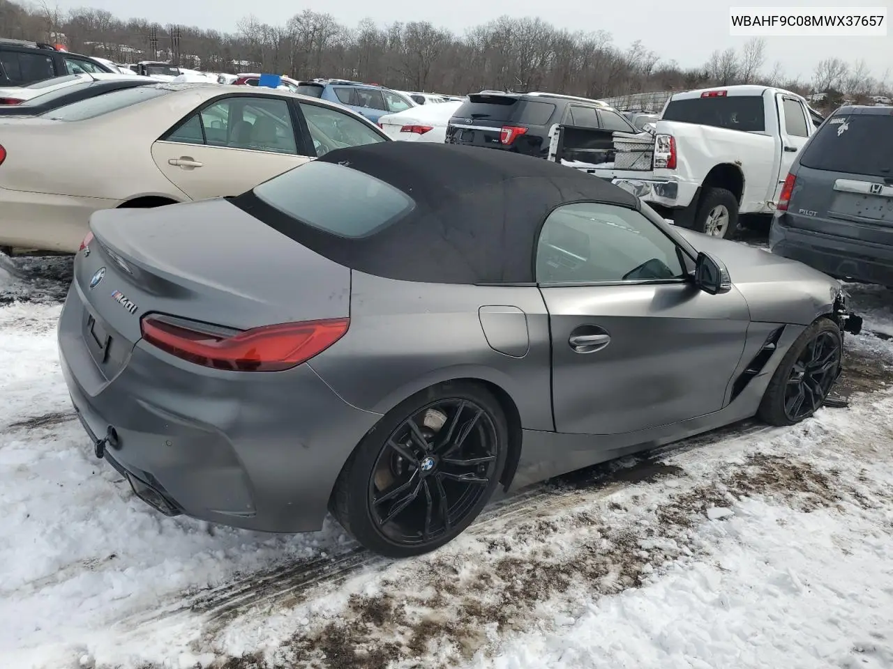 2021 BMW Z4 M40I VIN: WBAHF9C08MWX37657 Lot: 44117355