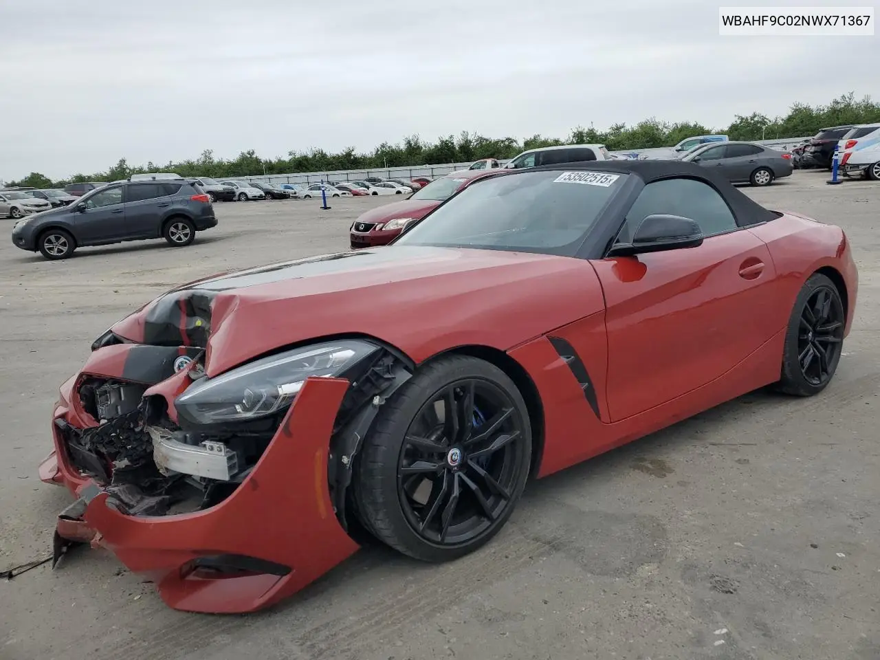 2022 BMW Z4 M40I VIN: WBAHF9C02NWX71367 Lot: 53502515