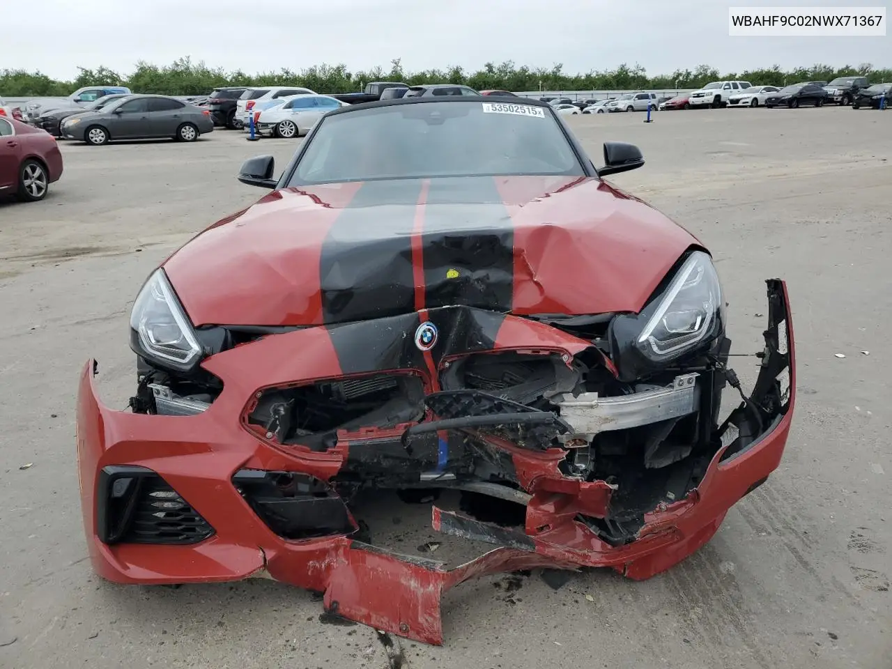 2022 BMW Z4 M40I VIN: WBAHF9C02NWX71367 Lot: 53502515