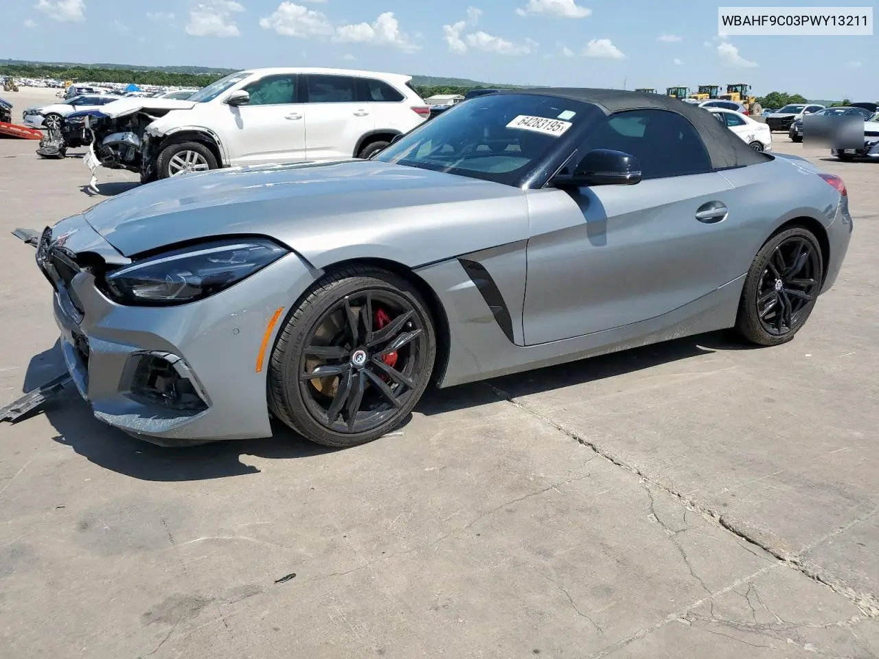 2023 BMW Z4 M40I VIN: WBAHF9C03PWY13211 Lot: 64283195