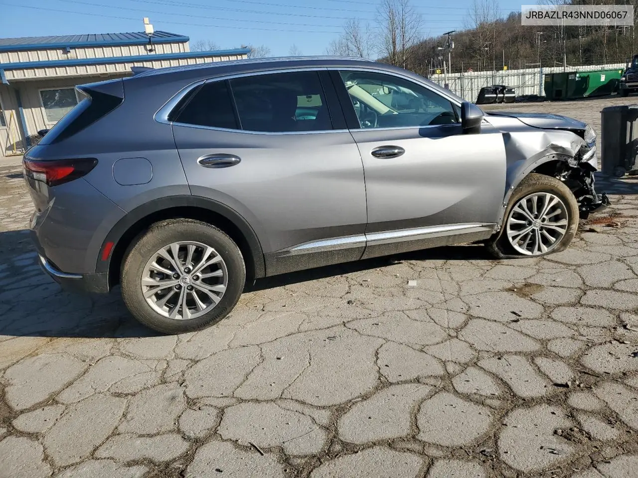 2022 Buick Envision Preferred VIN: LRBAZLR43ND060676 Lot: 49472945