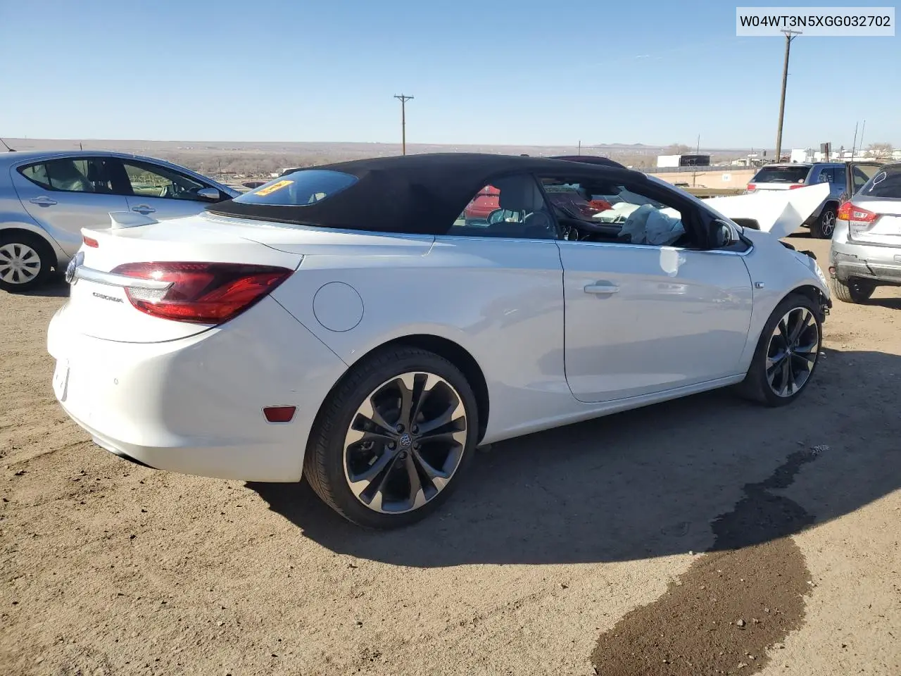 2016 Buick Cascada Premium VIN: W04WT3N5XGG032702 Lot: 44270815
