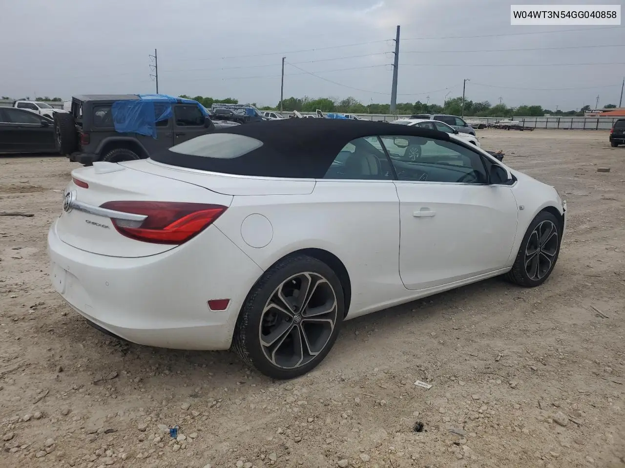 2016 Buick Cascada Premium VIN: W04WT3N54GG040858 Lot: 51390205