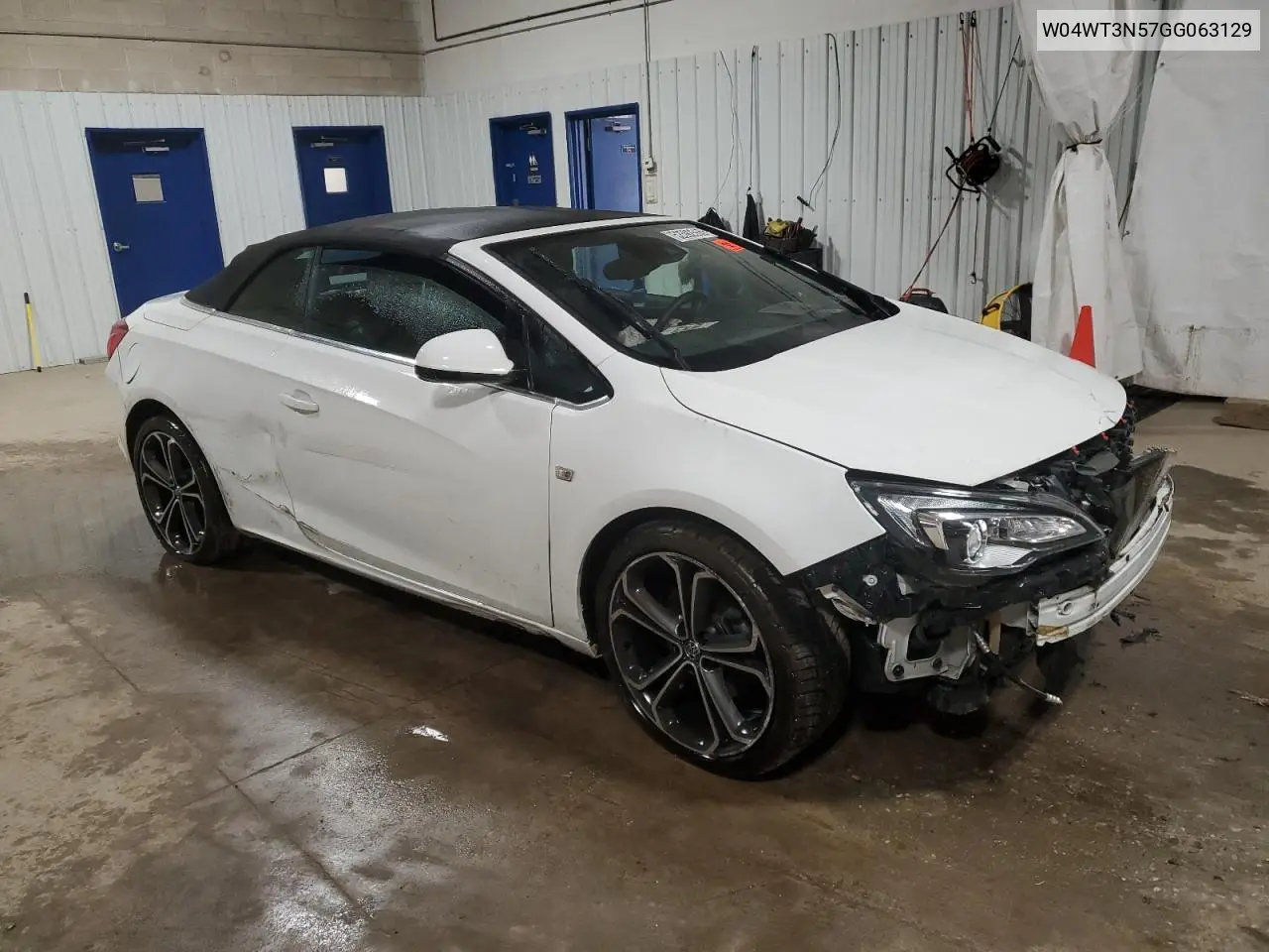 2016 Buick Cascada Premium VIN: W04WT3N57GG063129 Lot: 52592565