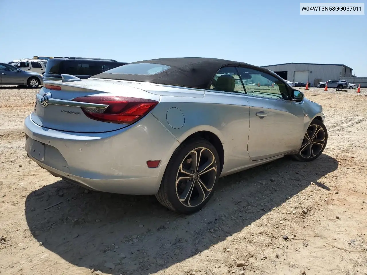 2016 Buick Cascada Premium VIN: W04WT3N58GG037011 Lot: 52629625