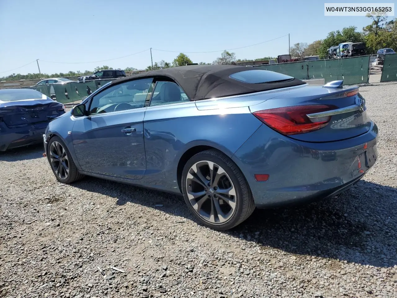 2016 Buick Cascada Premium VIN: W04WT3N53GG165253 Lot: 53079135