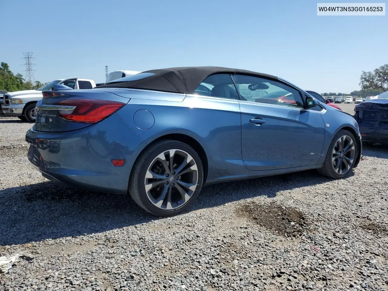 2016 Buick Cascada Premium VIN: W04WT3N53GG165253 Lot: 53079135