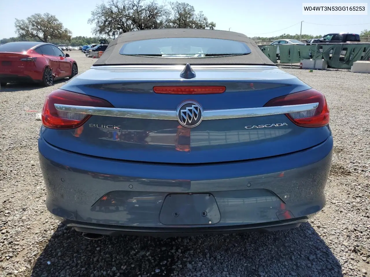 2016 Buick Cascada Premium VIN: W04WT3N53GG165253 Lot: 53079135