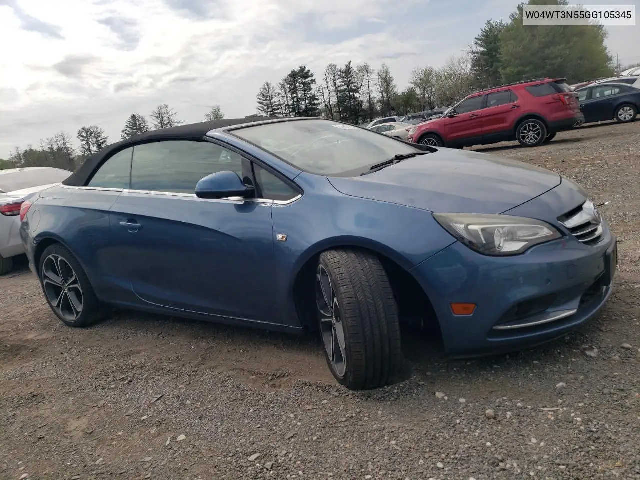 2016 Buick Cascada Premium VIN: W04WT3N55GG105345 Lot: 53702105