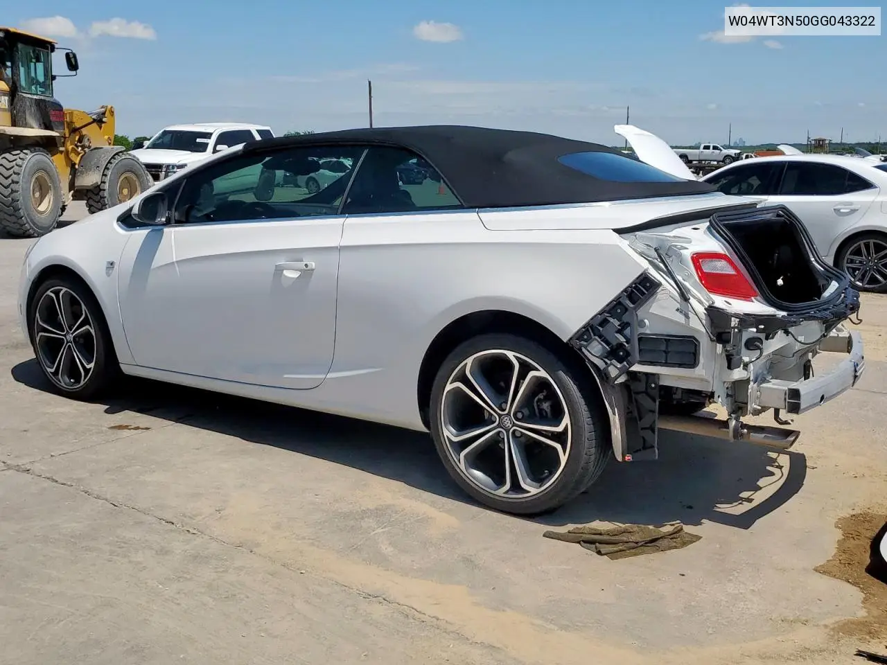 2016 Buick Cascada Premium VIN: W04WT3N50GG043322 Lot: 54018015