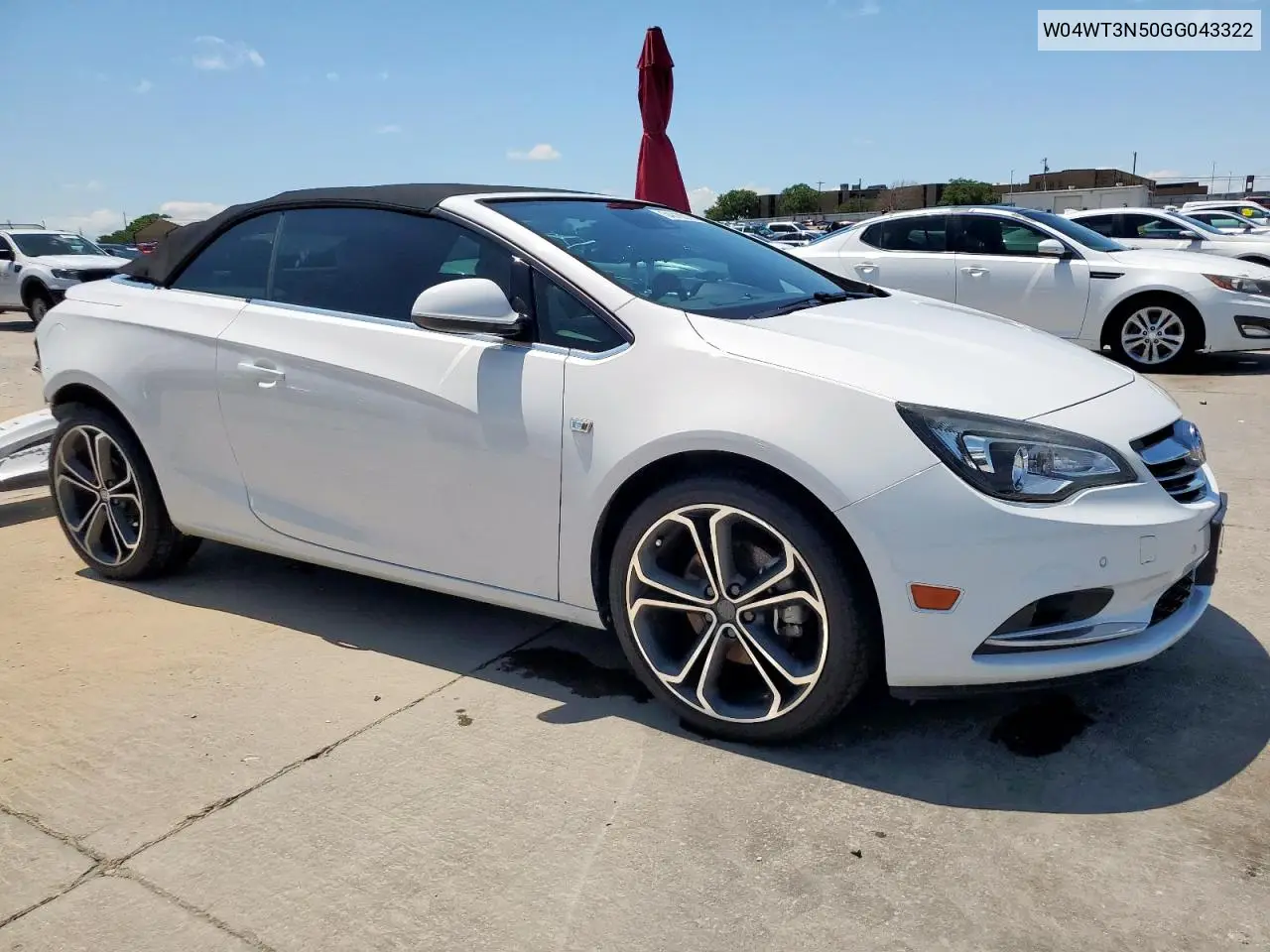 2016 Buick Cascada Premium VIN: W04WT3N50GG043322 Lot: 54018015