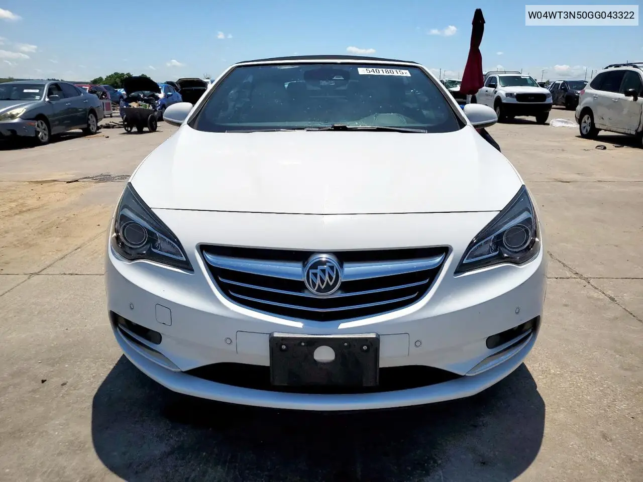2016 Buick Cascada Premium VIN: W04WT3N50GG043322 Lot: 54018015