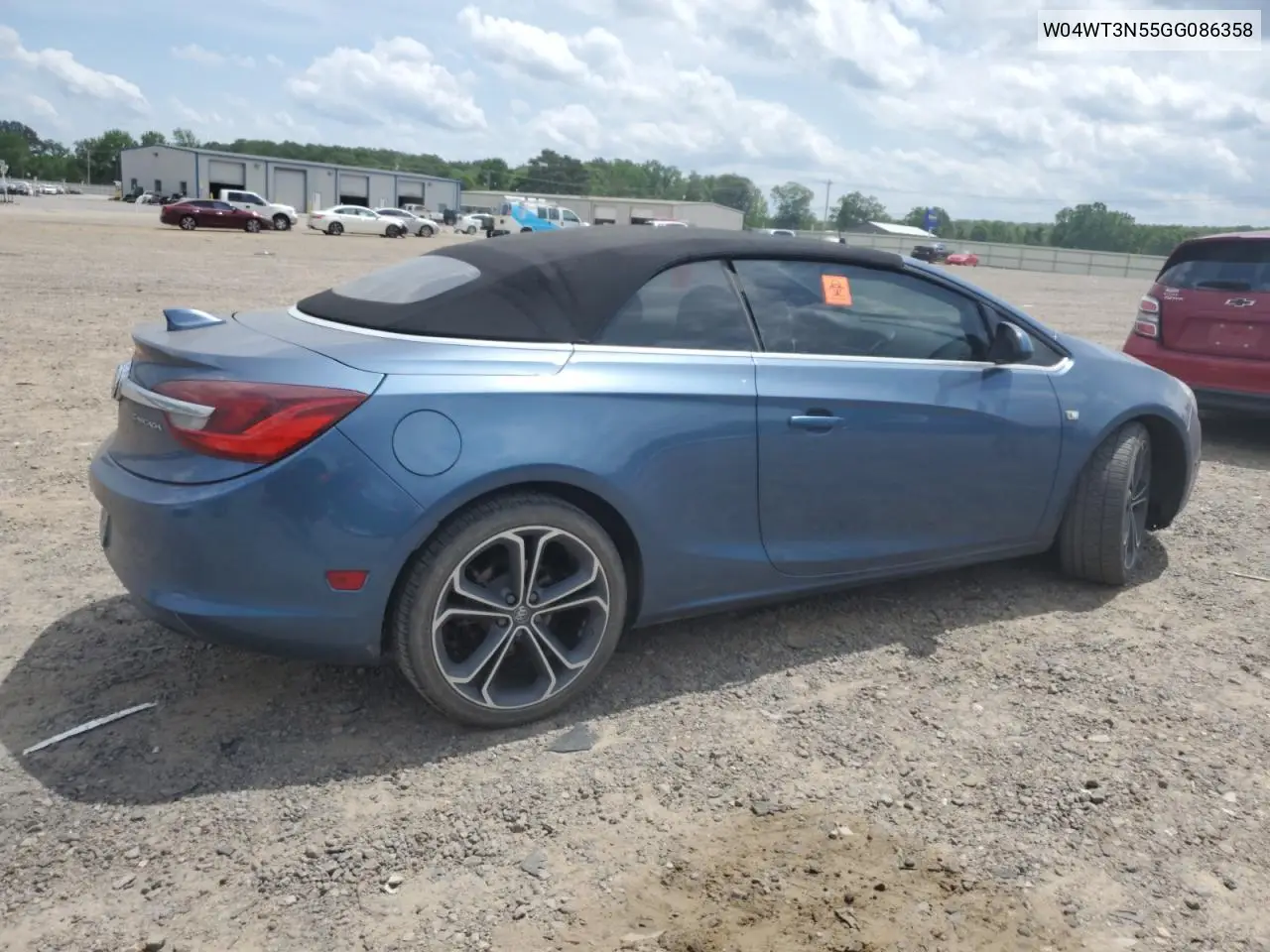 2016 Buick Cascada Premium VIN: W04WT3N55GG086358 Lot: 55036245