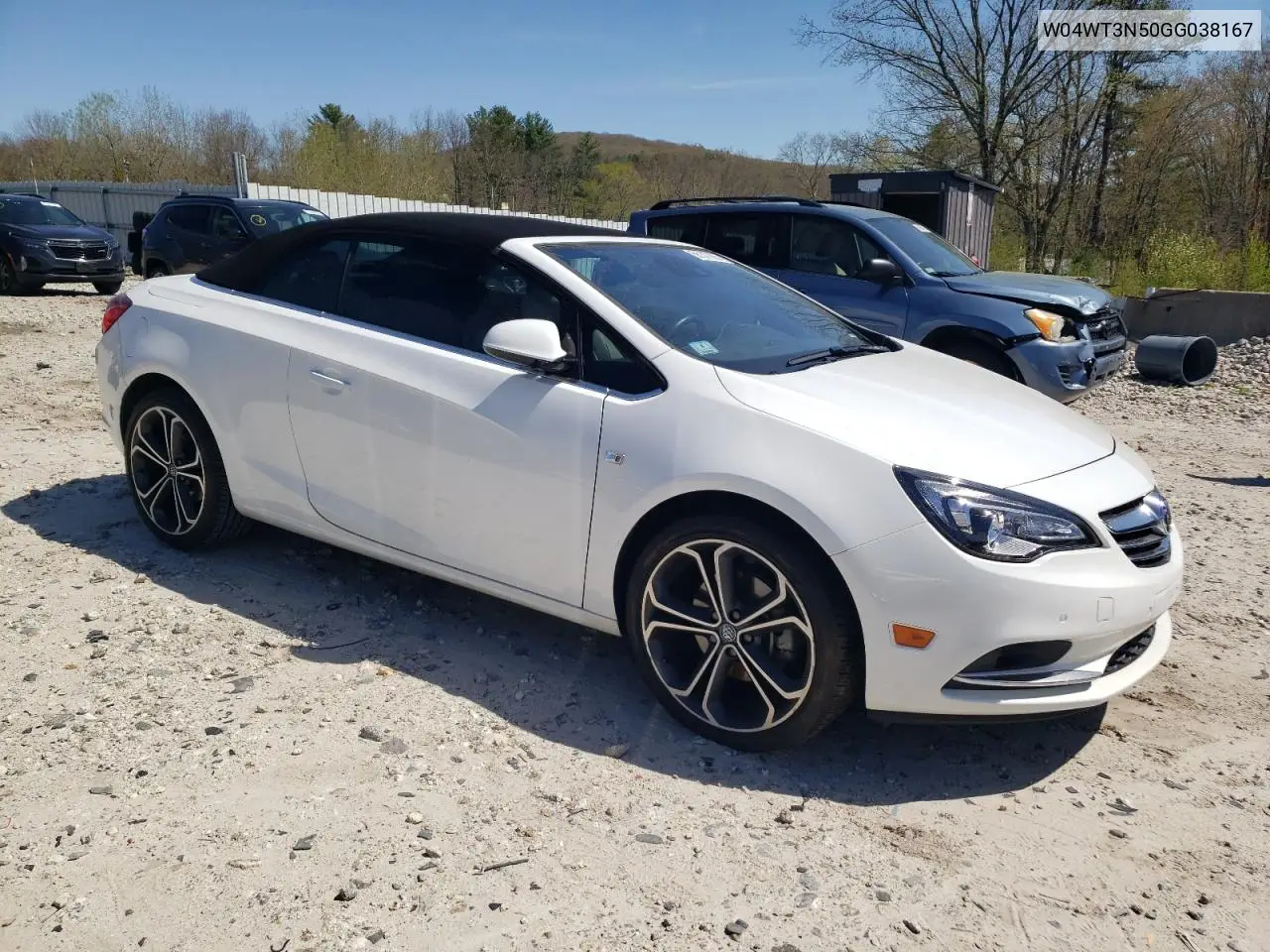2016 Buick Cascada Premium VIN: W04WT3N50GG038167 Lot: 55147365