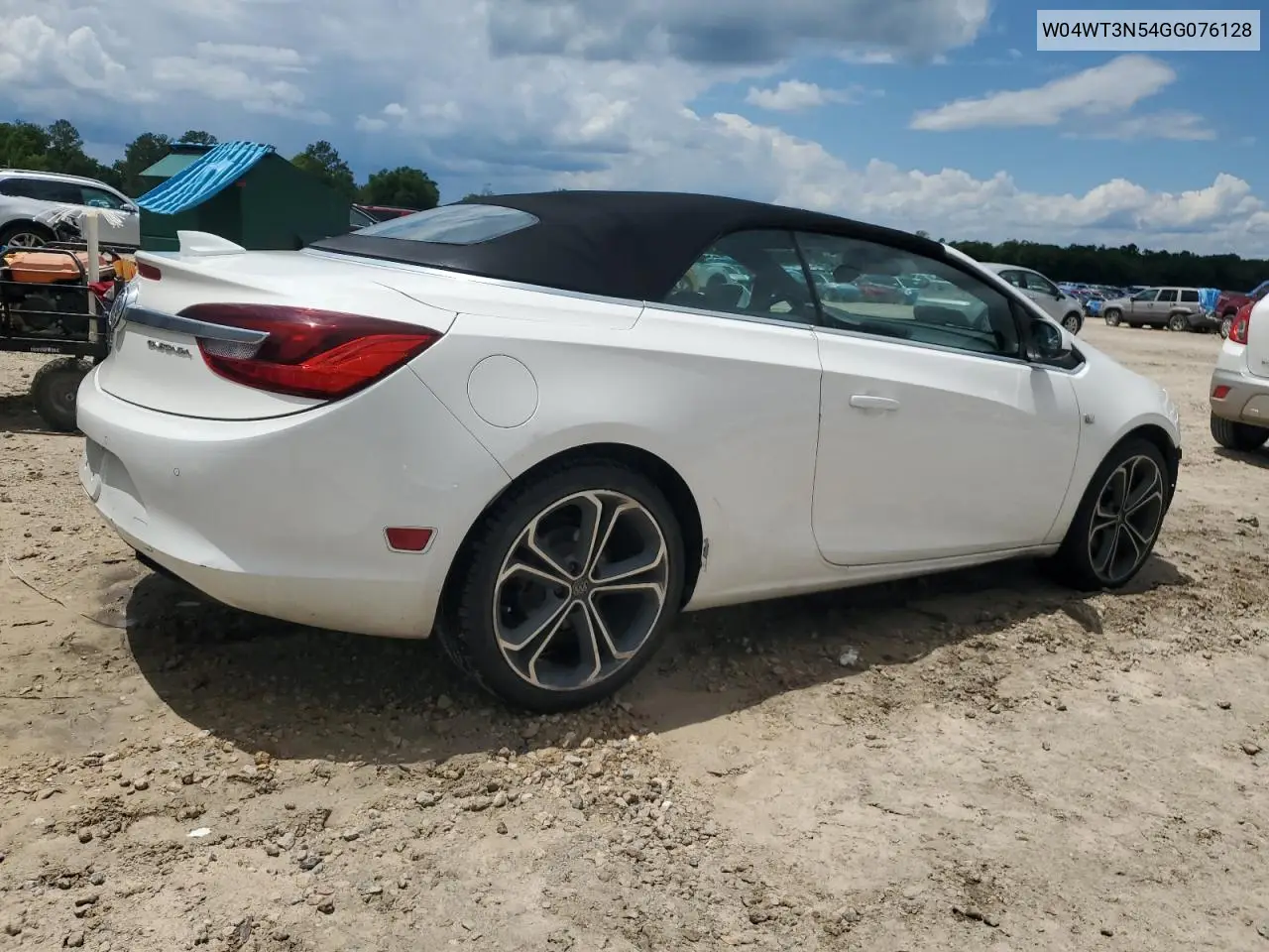 2016 Buick Cascada Premium VIN: W04WT3N54GG076128 Lot: 56380375