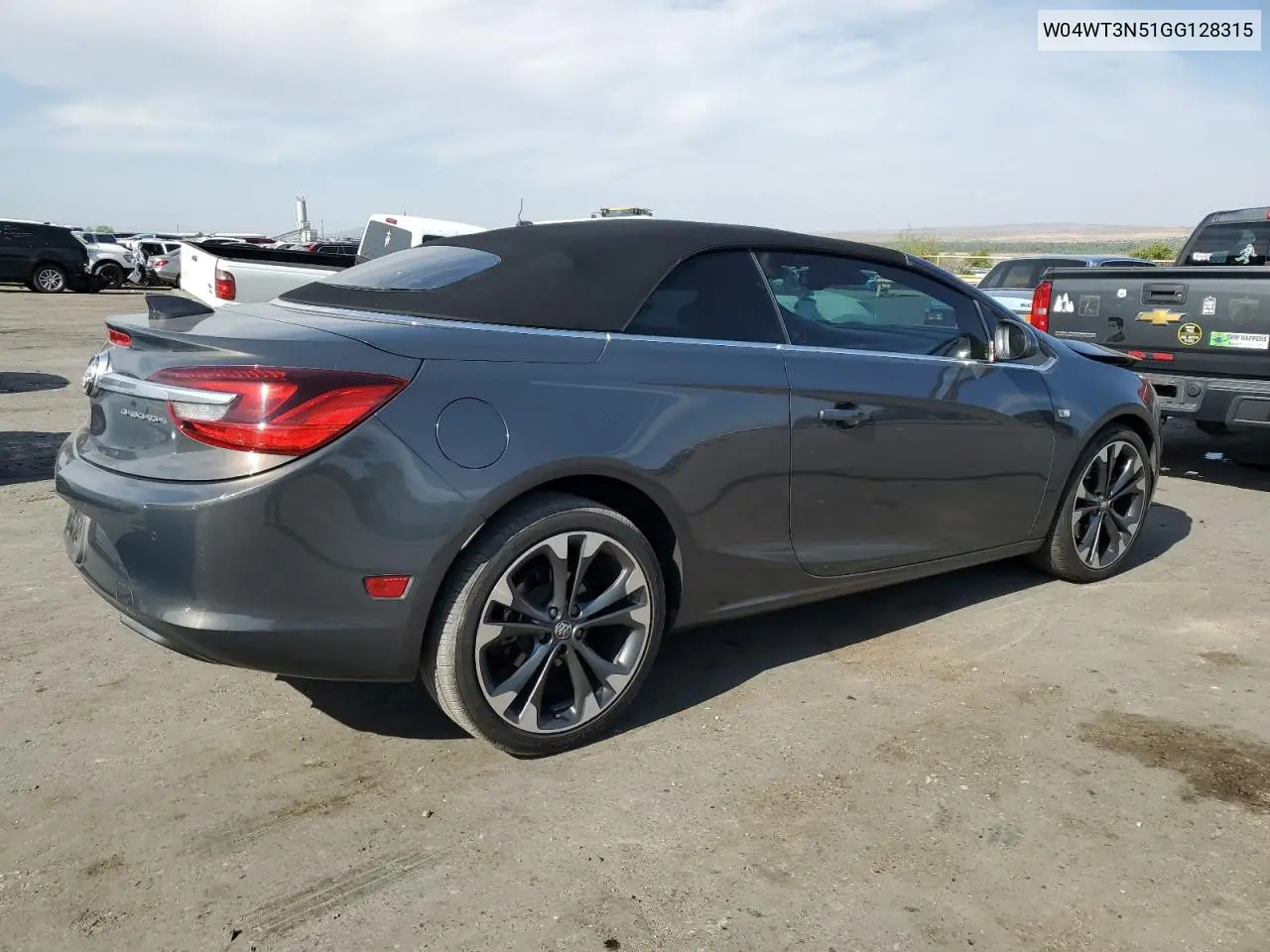 2016 Buick Cascada Premium VIN: W04WT3N51GG128315 Lot: 59034535