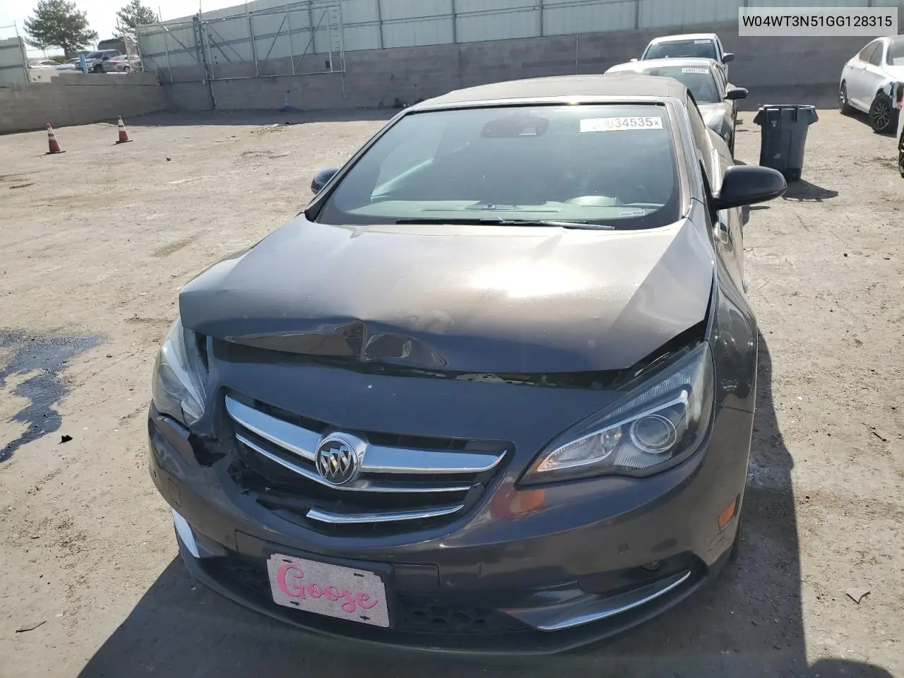 2016 Buick Cascada Premium VIN: W04WT3N51GG128315 Lot: 59034535