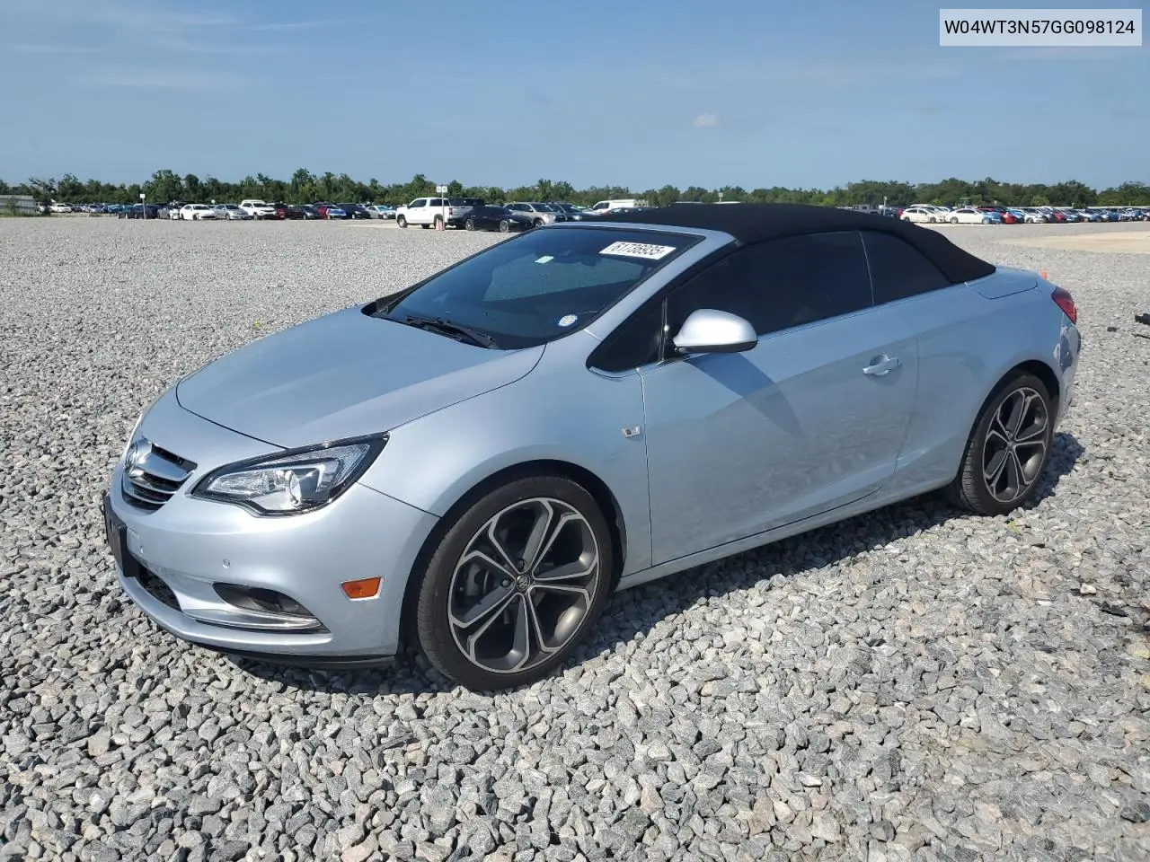 2016 Buick Cascada Premium VIN: W04WT3N57GG098124 Lot: 61736935